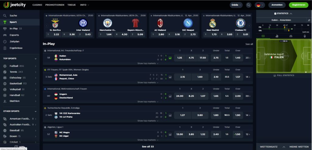 JeetCity Sportwetten