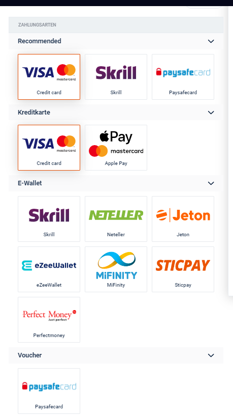 Hell Spin Casino zahlungsmethoden