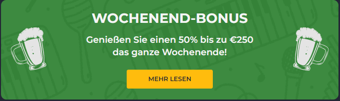 Rolling Slots Wochenend Bonus