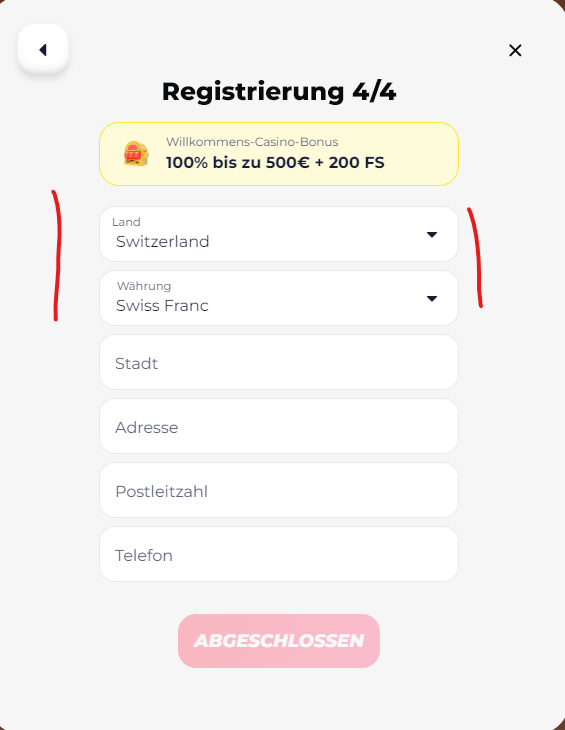 Greatwin Registrierung